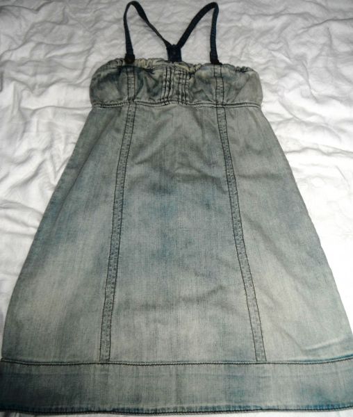 Vestido Jeans c/ alças  - COLCCI - TAM 38